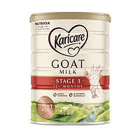 Karicare 可瑞康 澳洲进口可瑞康（karicare） 婴幼儿山羊奶粉900g 3段 3罐