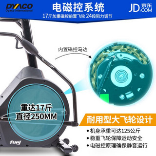 岱宇旗舰款（DYACO）新品椭圆机家用智能健身器材静音电磁控室内健身车漫步机 FE518 商家配送+上门安装（上海下单24小时送装一体）