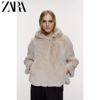 ZARA新款 女装 人造皮草效果外套 06318221712