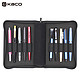 KACO ALIO爱乐钢笔笔袋收纳包 大容量笔袋10格20格宝珠笔样品包 黑色10格 *2件
