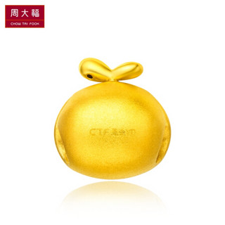 周大福 长草颜团子 定价足金黄金转运珠/吊坠 R19368 1180元 1g