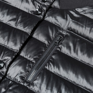 PONY/波尼秋冬新款女款羽绒服休闲保暖外套外衣棉服83W2OF52 黑色 XS（155/80A）