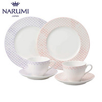 日本NARUMI/鸣海PETAL双人下午茶组咖啡杯碟+甜品碟97026-23271G