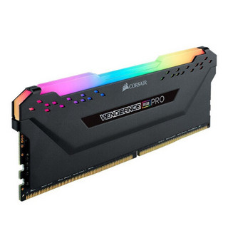 USCORSAIR 美商海盗船 复仇者RGB PRO系列 DDR4 3600MHz RGB 台式机内存 灯条 黑色 16GB 8GBx2