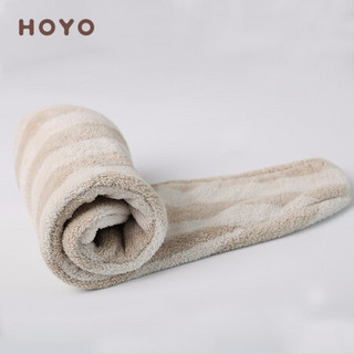 HOYO日本进口品牌 干发帽成人干发巾毛巾速干吸水雪滑绒柔软男女通用 浅咖