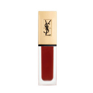 YVES SAINT LAURENT 圣罗兰 雾面哑光唇釉 #08复古姨妈红 6ml