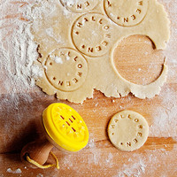 SUCK UK 创意饼干烘焙模具英文字母印章饼干烘焙必备模具 活字饼干章可互换字母排列DIY印章