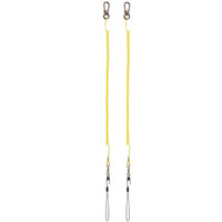 达亿瓦（DAIWA） 失手绳 SHITTE ROPE  钢丝/强力纤维 钓鱼用小配件 1200R（黄色）