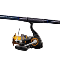 达亿瓦（DAIWA）ISO 矶 进口碳素手海两用竿 投竿 矶钓竿 钓鱼竿 海钓竿 矶竿渔轮套装渔具 套餐（2号3.9米+2500型纺车轮）