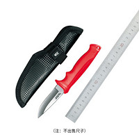 达亿瓦（DAIWA） FISHKNIFE 65C 刀具多功能刀钓鱼装备 小刀 红色