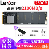雷克沙（Lexar）NM610 250G SSD固态硬盘M.2 NVMe PCle台式笔记本电脑硬盘 NM610 250G nvme固态 2280 高速存储