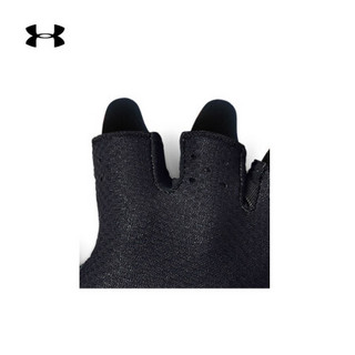 安德玛官方UA Medium女子运动训练手套Under Armour1329327 黑色001 S