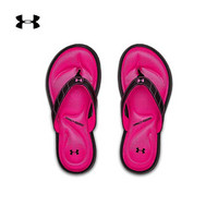 安德玛官方UA Marbella VII女童拖鞋Under Armour3022736 黑色001 37.5