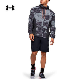 安德玛官方UA 男子防护运动短裤Under Armour1351340 黑色001 M