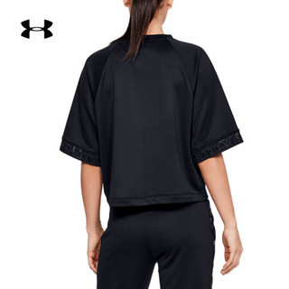 安德玛官方UA Tech女子训练运动短袖T恤Under Armour1344488 黑色001 M