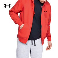 安德玛官方UA Performance男子运动拉链外套Under Armour1345588 红色646 XL