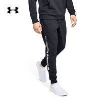 安德玛官方UA Rival Fleece男子运动长裤Under Armour1345634 黑色001 L