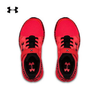 安德玛官方UA X Level男小童跑步鞋Under Armour3022383 红色601 29.5