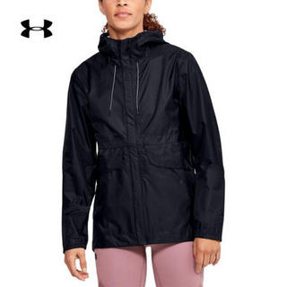 安德玛官方UA Cloudburst Shell女子运动夹克Under Armour1350954 黑色001 XL