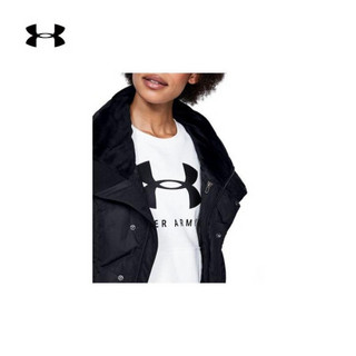 安德玛官方UA Sportstyle女子运动羽绒背心Under Armour1342793 黑色001 M