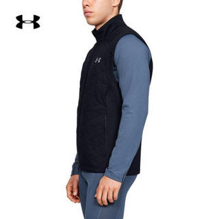 安德玛官方UA ColdGear Reactor男子运动马甲Under Armour1342709 黑色001 M