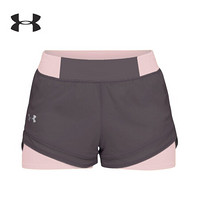 安德玛官方UA Speedpocket女子二合一运动短裤Under Armour1326519 灰色057 XS