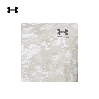 安德玛官方UA All-Over Logo男子运动短袖T恤Under Armour1357727 白色112 M