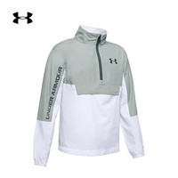 安德玛官方UA Woven男童运动夹克Under Armour1329015 灰色011 童L