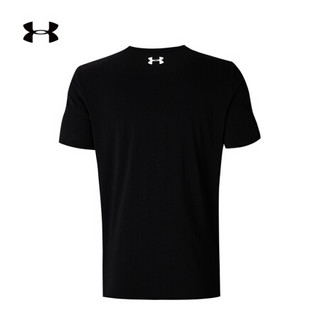 安德玛官方UA Attitude男子运动短袖T恤Under Armour1362839 黑色001 XL