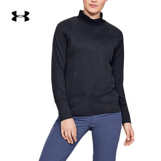 安德玛官方UA Storm女子高尔夫运动卫衣Under Armour1345631 黑色001 L