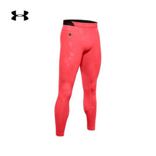 安德玛官方UA RUSH HeatGear男子运动紧身裤Under Armour1355209 红色820 L