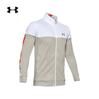 安德玛官方UA Sportstyle Pique男子运动夹克Under Armour1355207 白色110 XL