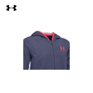 安德玛官方UA Woven Track男童运动外套Under Armour1351816 蓝色497 童L