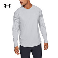 安德玛官方UA Recover男子长袖运动T恤Under Armour1351573 灰色014 XXL