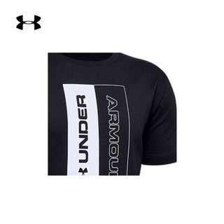 安德玛官方UA Unstoppable男童运动短袖T恤Under Armour1345268 黑色001 童L