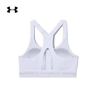 安德玛官方UA Armour女子拉链运动内衣—高强度Under Armour1355110 白色100 32B