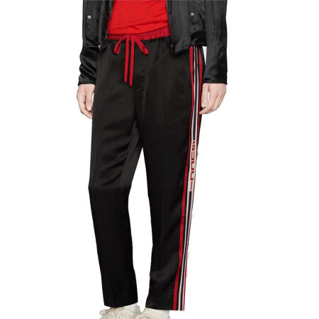 GUCCI_レア品!!_被り方7way GUCCI 古驰男士休闲长裤522935 Z739C 1159 黑色46 【报价价格