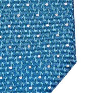 Ferragamo菲拉格慕男士领带纯丝绸材质精致音乐符号设计358492 714050