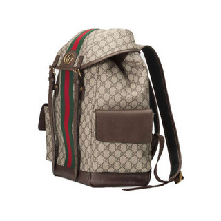 GUCCI 古驰 OPHIDIA系列 男士双肩包 598140 HUHAT 8564 米色