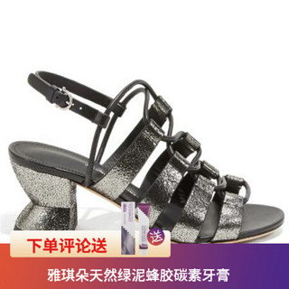 Ferragamo菲拉格慕女鞋高跟鞋优雅设计精巧小Gancini搭扣01Q219 715111 35