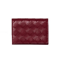 BOTTEGA VENETA 葆蝶家 女士编织卡包 608086VCPP36206 红色