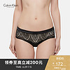 CK UNDERWEAR经典款 女士蕾丝性感内裤 QF3999AD 001-黑色 M