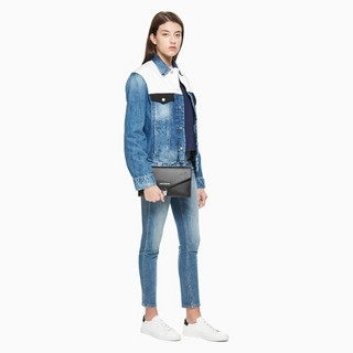 CK JEANS   春夏  女士Logo时尚翻盖长 手拿包 DH1888Q1400 001-黑色 ST