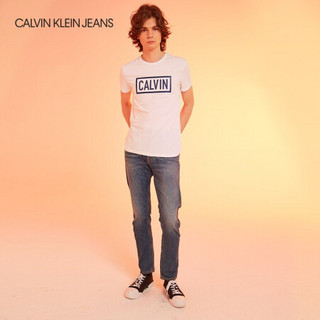 CK JEANS 2020春夏款男装 时尚运动楔形版牛仔裤CKJ056J314965 1A4-蓝色 34