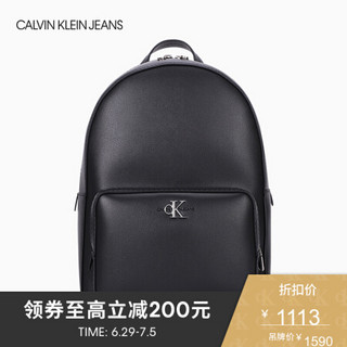 CK JEANS 2020春夏款 女包Logo双肩背包背提包DH2296Q4100 001-黑色 ST