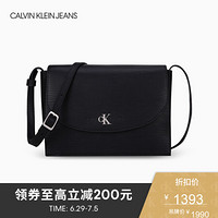 CK JEANS 2020春夏新款 女包品牌Logo单肩斜挎背提包DH2298U8200 001-黑色