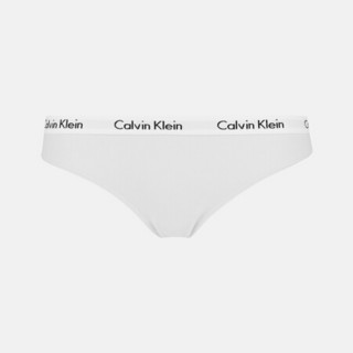 卡尔文·克莱恩 Calvin Klein CK UNDERWEAR 2020春夏款 女装时尚弹力性感三角内裤 D1618D 100-白色 XS