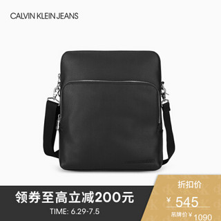 CK JEANS 2020春夏款 男包商务休闲单肩斜挎包 HH2207Q6000 001-黑色