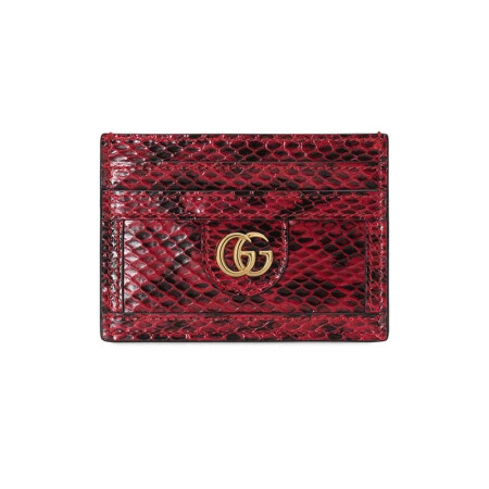 GUCCI 古驰 OPHIDIA系列 女士皮质卡包 523159 LZX0G 6433 红色