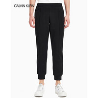 CK CALVIN KLEIN 2020春夏新款男装 简约针织休闲裤 M90286107C 010-黑色 M